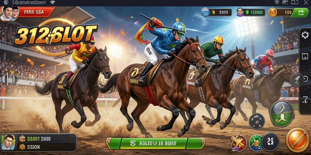 Tampilan menarik dari gameplay balap di 3126SLOT.