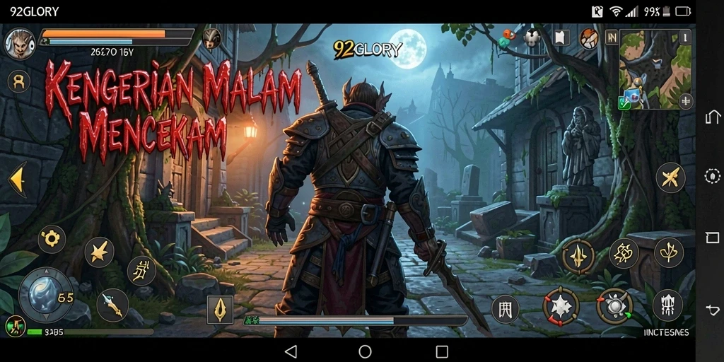 Gameplay menegangkan di dalam dunia kegelapan dan teror.
