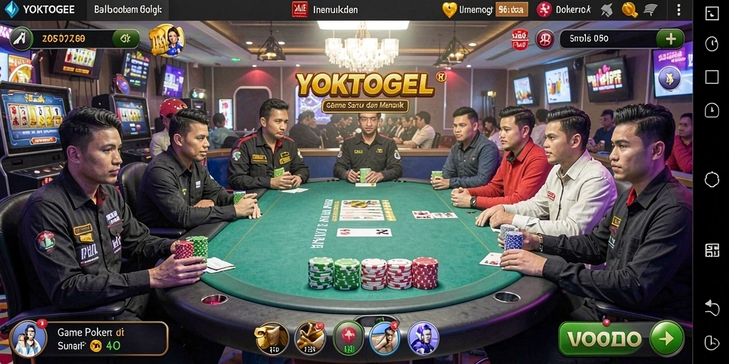 Tampilan gameplay YOKTOGEL yang mendebarkan dan seru.